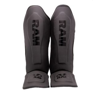 Matte black deluxe shin guards from RAM.
